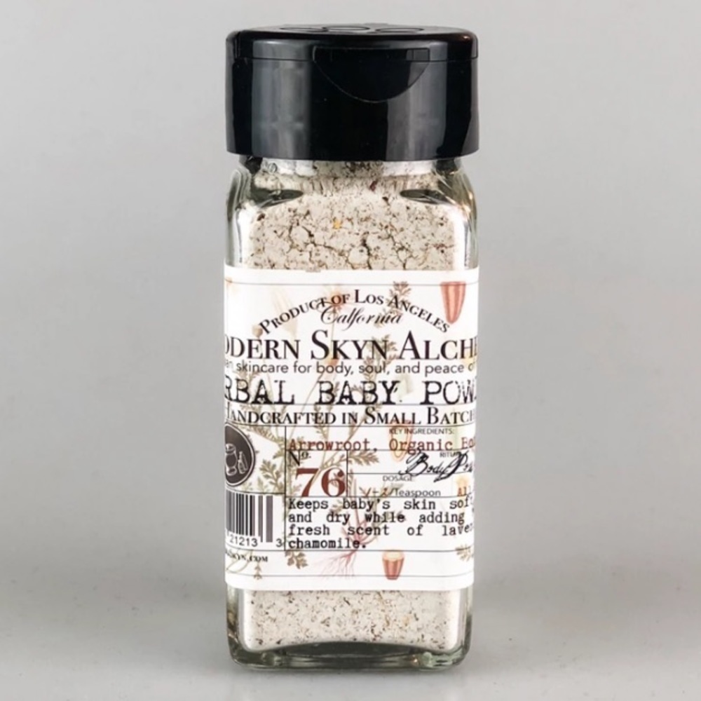 Modern Skyn Alchemy chamomile and lavender HERBAL BABY POWDER